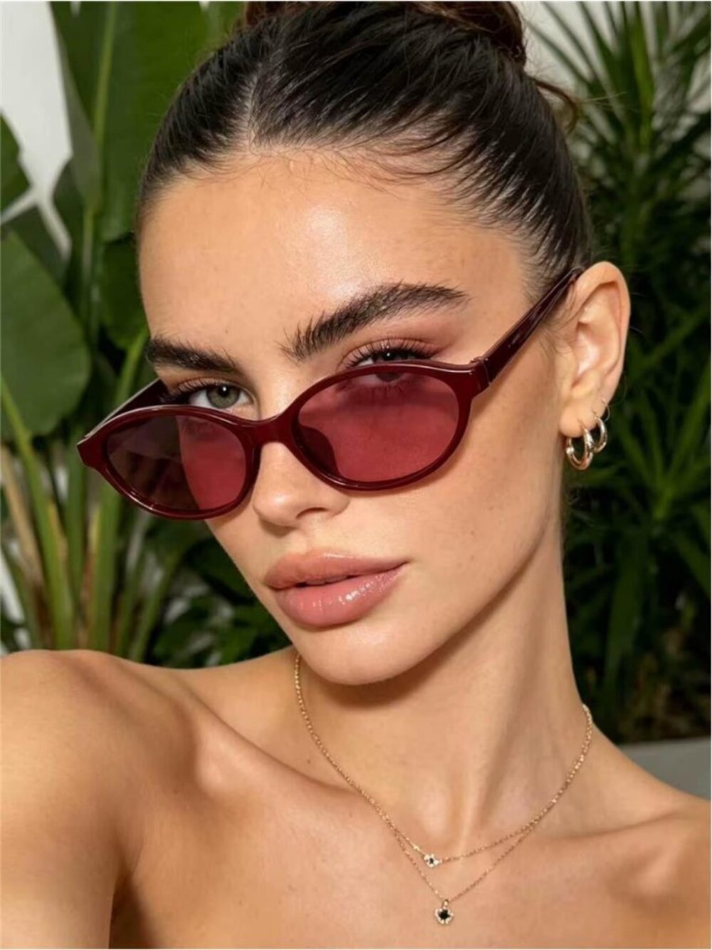 Retro Oval Sunglasses
